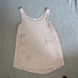 Elegant Blush Sleeveless Tank Top